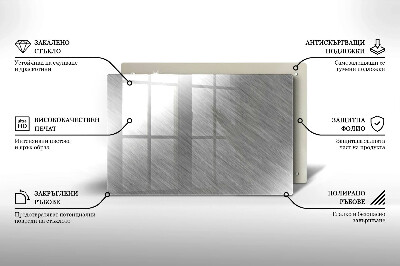 Grafkaars onderzetter rectangular Metalen textuur achtergrond