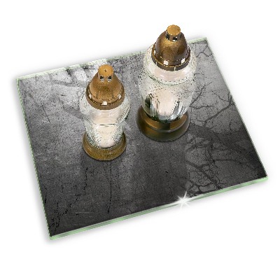 Grafkaars onderzetter rectangular Metalen textuur