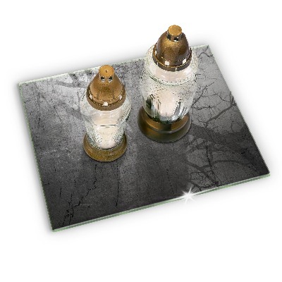 Grafkaars onderzetter rectangular Metalen textuur