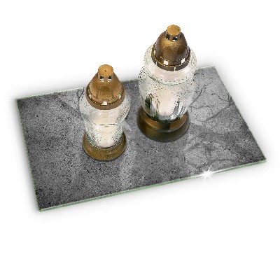 Grafkaars onderzetter rectangular Betonsteen textuur