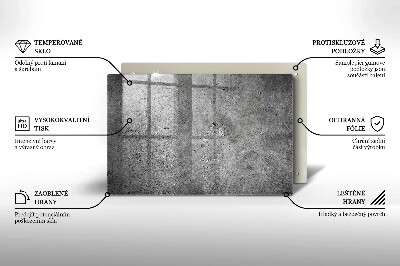 Grafkaars onderzetter rectangular Betonsteen textuur