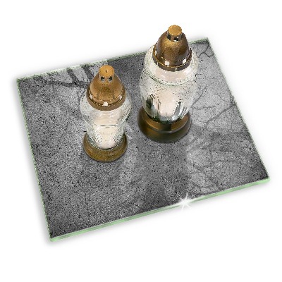 Grafkaars onderzetter rectangular Betonsteen textuur