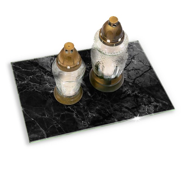 Grafkaars onderzetter rectangular Elegant marmer