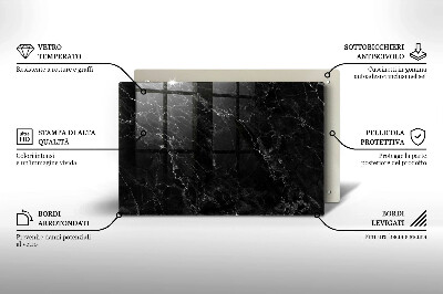 Grafkaars onderzetter rectangular Elegant marmer