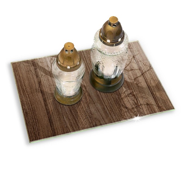 Grafkaars onderzetter rectangular Houtstructuur