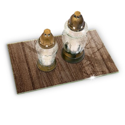 Grafkaars onderzetter rectangular Houtstructuur