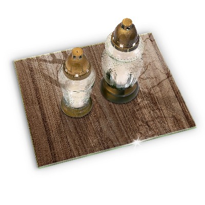 Grafkaars onderzetter rectangular Houtstructuur