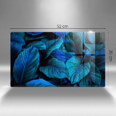 Grafkaars onderzetter rectangular Bladeren van junglevegetatie