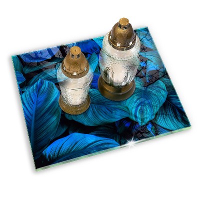 Grafkaars onderzetter rectangular Bladeren van junglevegetatie