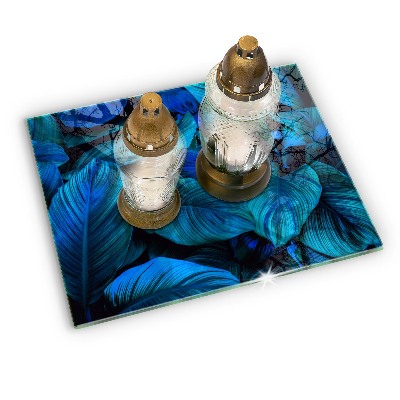 Grafkaars onderzetter rectangular Bladeren van junglevegetatie