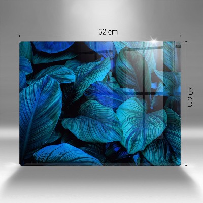 Grafkaars onderzetter rectangular Bladeren van junglevegetatie