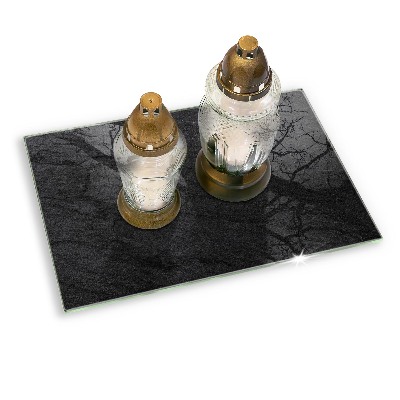 Grafkaars onderzetter rectangular Steentextuur