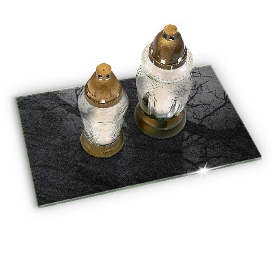 Grafkaars onderzetter rectangular Steentextuur