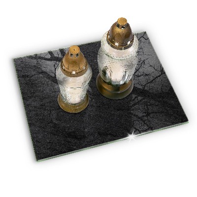 Grafkaars onderzetter rectangular Steentextuur