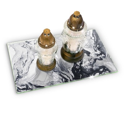 Grafkaars onderzetter rectangular Inktabstractie