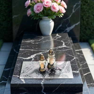 Grafkaars onderzetter rectangular Inktabstractie