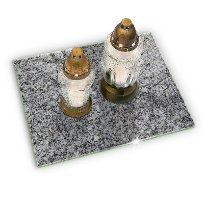 Grafkaars onderzetter rectangular Steentextuur