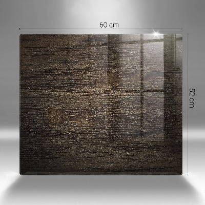 Grafkaars onderzetter rectangular Houtstructuur schors