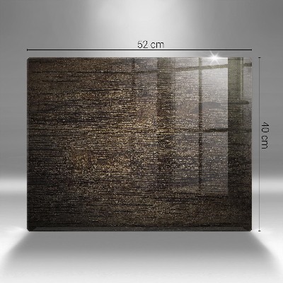 Grafkaars onderzetter rectangular Houtstructuur schors