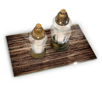 Grafkaars onderzetter rectangular Houtstructuur