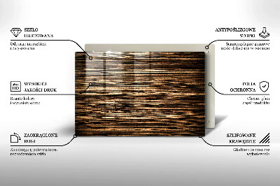 Grafkaars onderzetter rectangular Houtstructuur