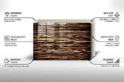 Grafkaars onderzetter rectangular Houtstructuur