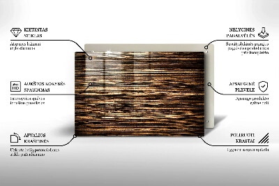 Grafkaars onderzetter rectangular Houtstructuur
