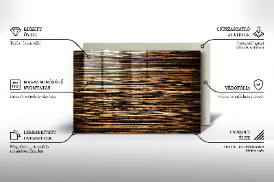 Grafkaars onderzetter rectangular Houtstructuur