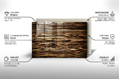 Grafkaars onderzetter rectangular Houtstructuur