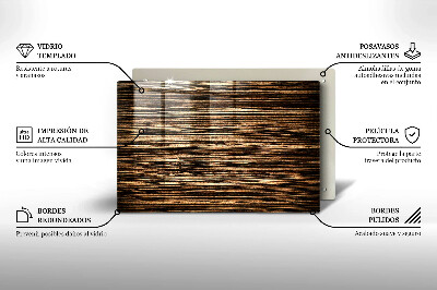 Grafkaars onderzetter rectangular Houtstructuur