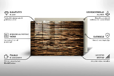 Grafkaars onderzetter rectangular Houtstructuur