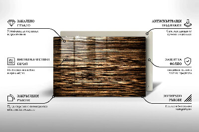 Grafkaars onderzetter rectangular Houtstructuur