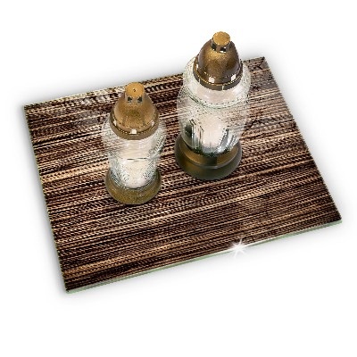 Grafkaars onderzetter rectangular Houtstructuur