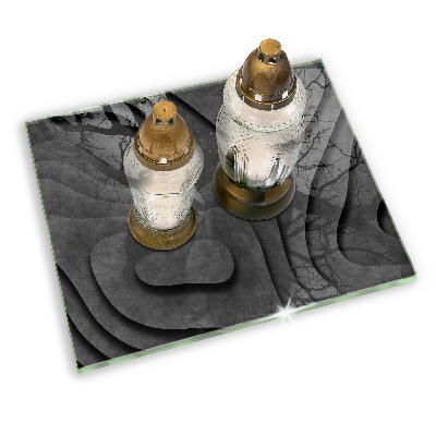 Grafkaars onderzetter rectangular 3D-steenvormen