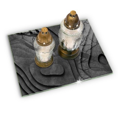 Grafkaars onderzetter rectangular 3D-steenvormen