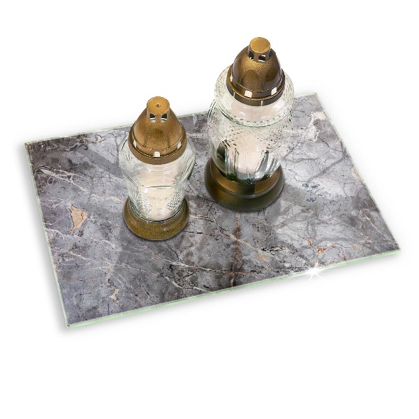 Grafkaars onderzetter rectangular Steentextuur