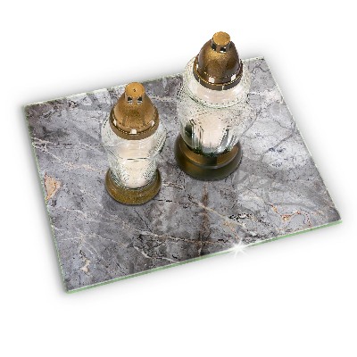 Grafkaars onderzetter rectangular Steentextuur