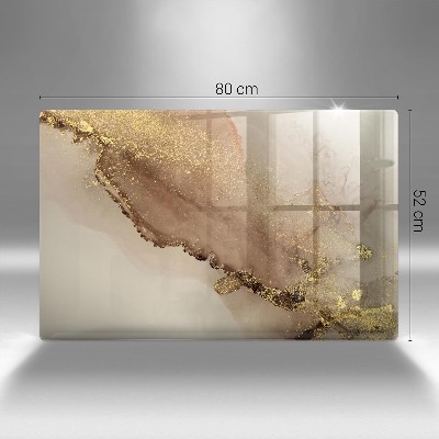 Grafkaars onderzetter rectangular Abstract goud