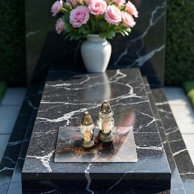 Grafkaars onderzetter rectangular Gouden rotsstructuur