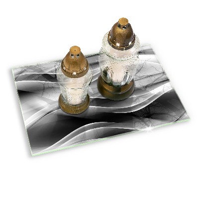 Grafkaars onderzetter rectangular Abstractie zachte lijnen