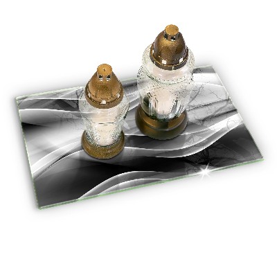 Grafkaars onderzetter rectangular Abstractie zachte lijnen