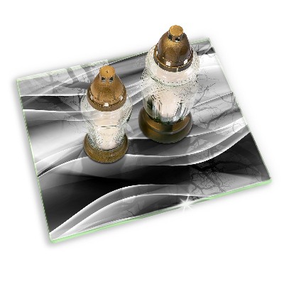 Grafkaars onderzetter rectangular Abstractie zachte lijnen