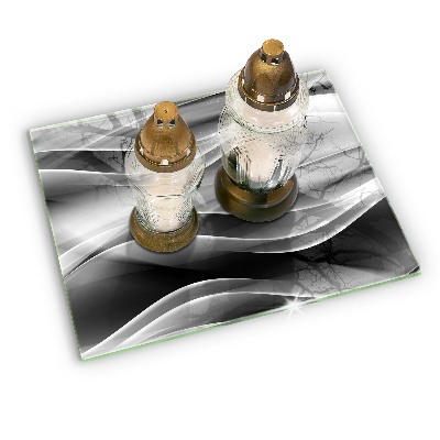 Grafkaars onderzetter rectangular Abstractie zachte lijnen