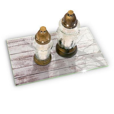 Grafkaars onderzetter rectangular Oude houten planken