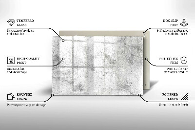 Grafkaars onderzetter rectangular Betonnen textuur