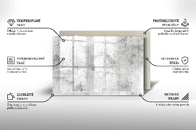 Grafkaars onderzetter rectangular Betonnen textuur