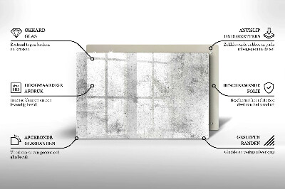 Grafkaars onderzetter rectangular Betonnen textuur