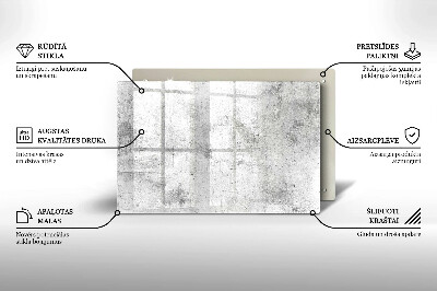 Grafkaars onderzetter rectangular Betonnen textuur