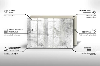 Grafkaars onderzetter rectangular Betonnen textuur