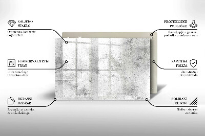 Grafkaars onderzetter rectangular Betonnen textuur